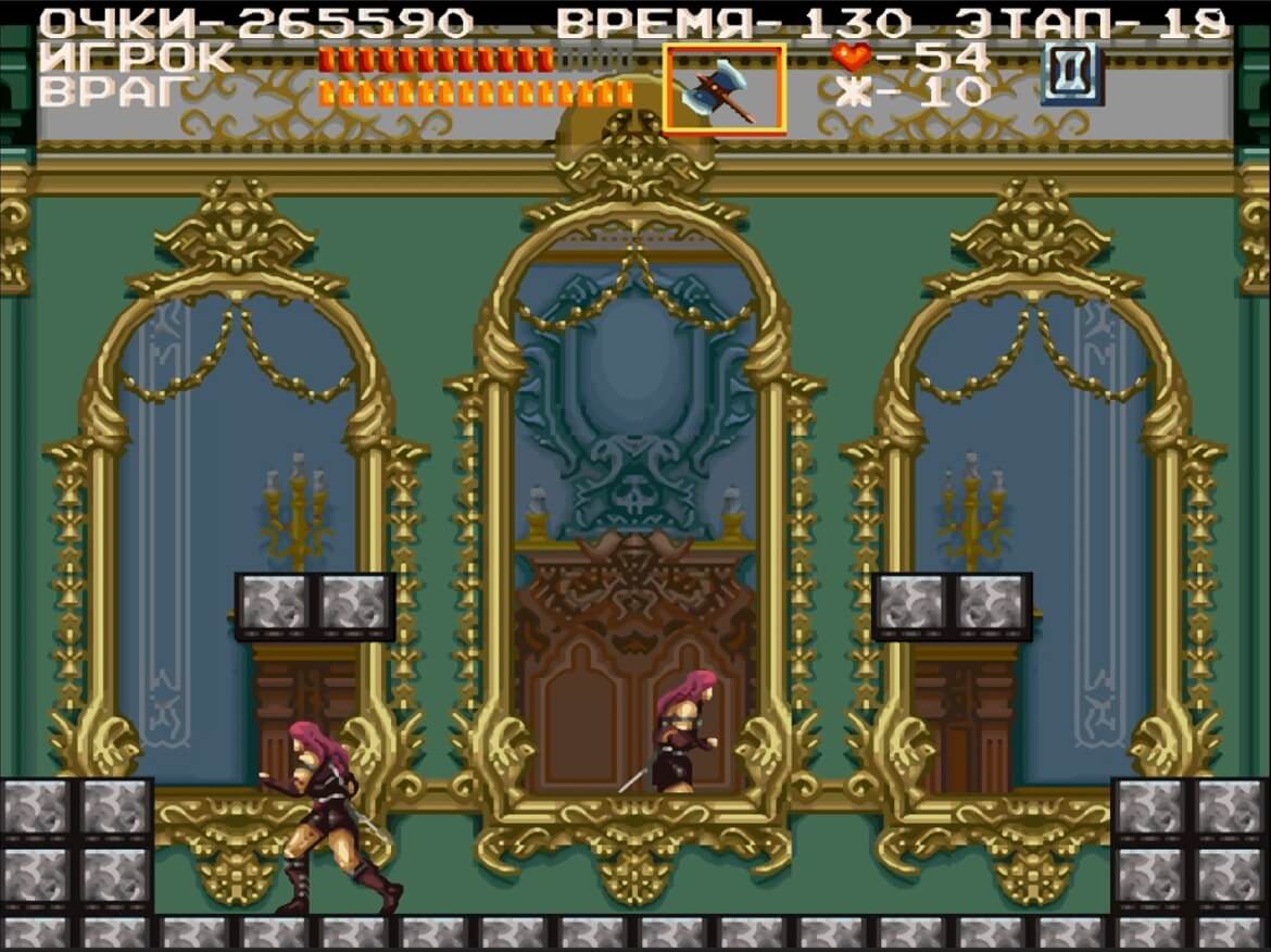 Castlevania Chronicles - геймплей игры на PlayStation